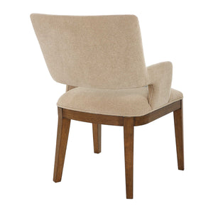   Cream Open-Back Dining Chair | Oroa.com