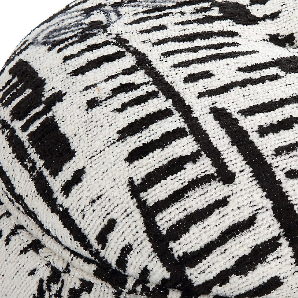   Modern European furniture - Black Patterned Storage Ottoman - www.oroa.com | Oroa.com