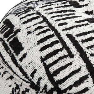   Modern European furniture - Black Patterned Storage Ottoman - www.oroa.com | Oroa.com