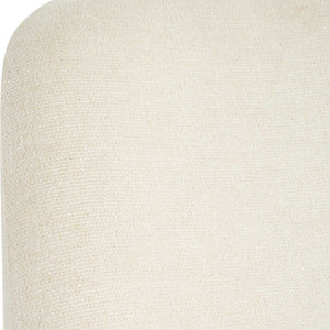   White Fabric Minimalist Dining Chair | Oroa.com