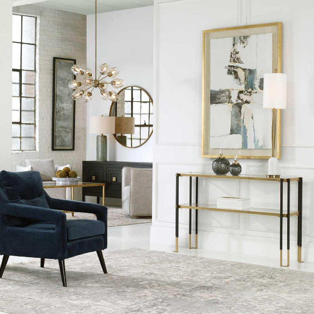   Button-Tufted Lounge Chair | Oroa.com