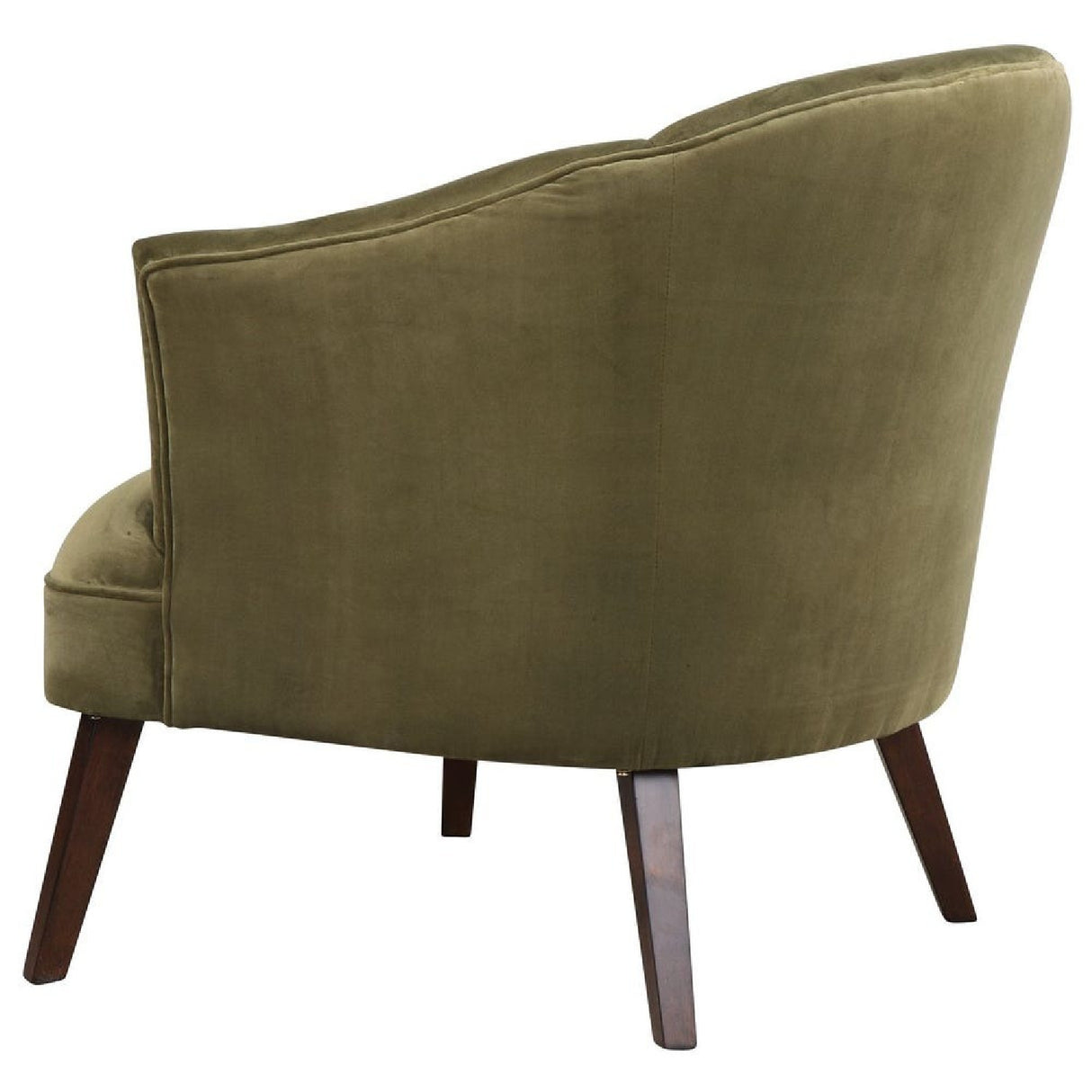   Green Velvet Welted Accent Chair | Oroa.com