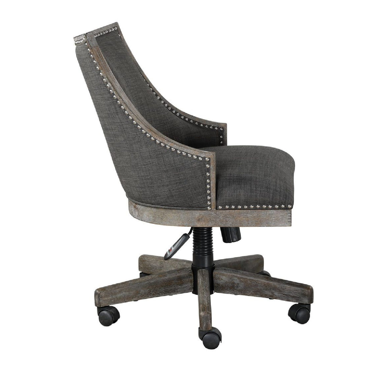   Modern European furniture - Gray Linen Desk Chair - www.oroa.com | Oroa.com