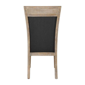   Modern European furniture - Rustic Gray Fabric Dining Chair - www.oroa.com | Oroa.com