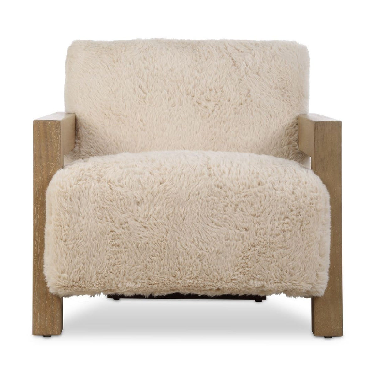   Modern European furniture - Cream Sheepskin Accent Chair - www.oroa.com | Oroa.com