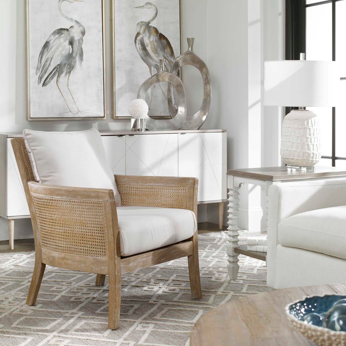   Modern European furniture -Caneword Padded Lounge Chair - www.oroa.com | Oroa.com