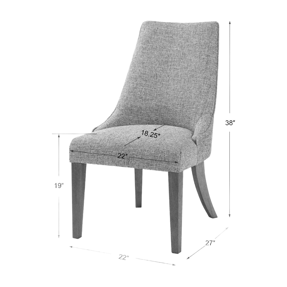   Earth-Toned Fabric Lounge Chair | Oroa.com