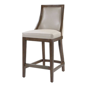   Modern European furniture - Beige Leather Counter Stool - www.oroa.com | Oroa.com