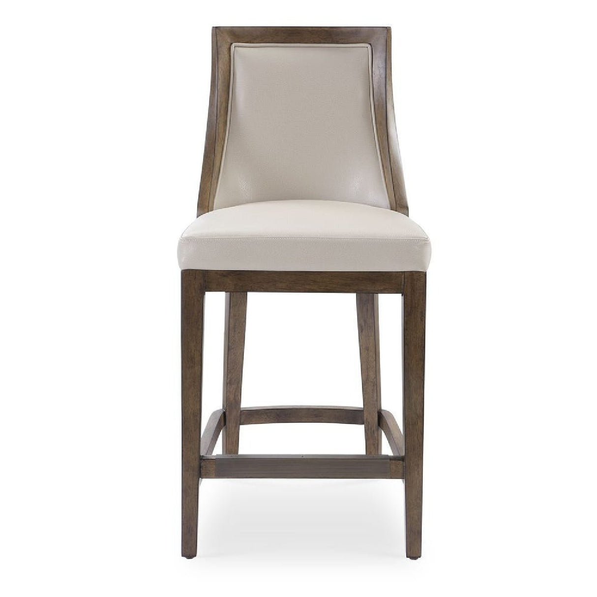   Modern European furniture - Beige Leather Counter Stool - www.oroa.com | Oroa.com