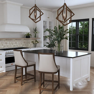   Modern European furniture - Beige Leather Counter Stool - www.oroa.com | Oroa.com