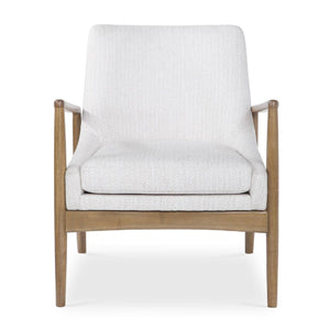   Modern European furniture - White Fabric Scandinavian Accent Chair - www.oroa.com | Oroa.com
