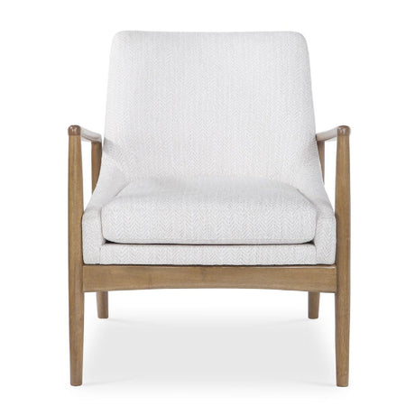  Modern European furniture - White Fabric Scandinavian Accent Chair - www.oroa.com | Oroa.com