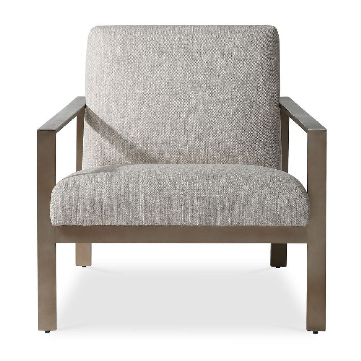   Beige Woven Fabric Accent Chair | Oroa.com