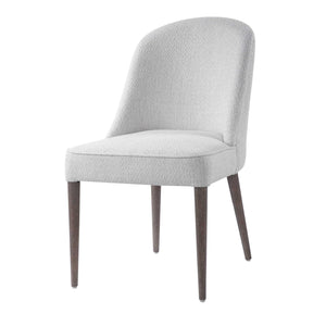   Modern European furniture - White Fabric Dining Chairs (2) - www.oroa.com | Oroa.com