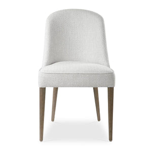   Modern European furniture - White Fabric Dining Chairs (2) - www.oroa.com | Oroa.com