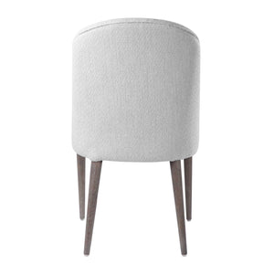   Modern European furniture - White Fabric Dining Chairs (2) - www.oroa.com | Oroa.com