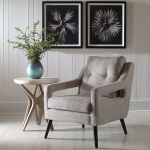   Button-Tufted Lounge Chair | Oroa.com