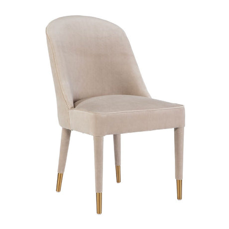   Modern European furniture - Welted Trim Modern Dining Chairs (2)  - www.oroa.com | Oroa.com
