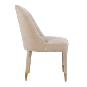   Modern European furniture - Welted Trim Modern Dining Chairs (2)  - www.oroa.com | Oroa.com
