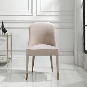   Modern European furniture - Welted Trim Modern Dining Chairs (2)  - www.oroa.com | Oroa.com