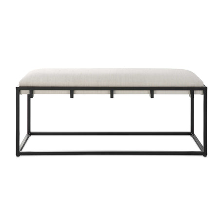   Modern European furniture - White Waffle Seat Bench - www.oroa.com | Oroa.com
