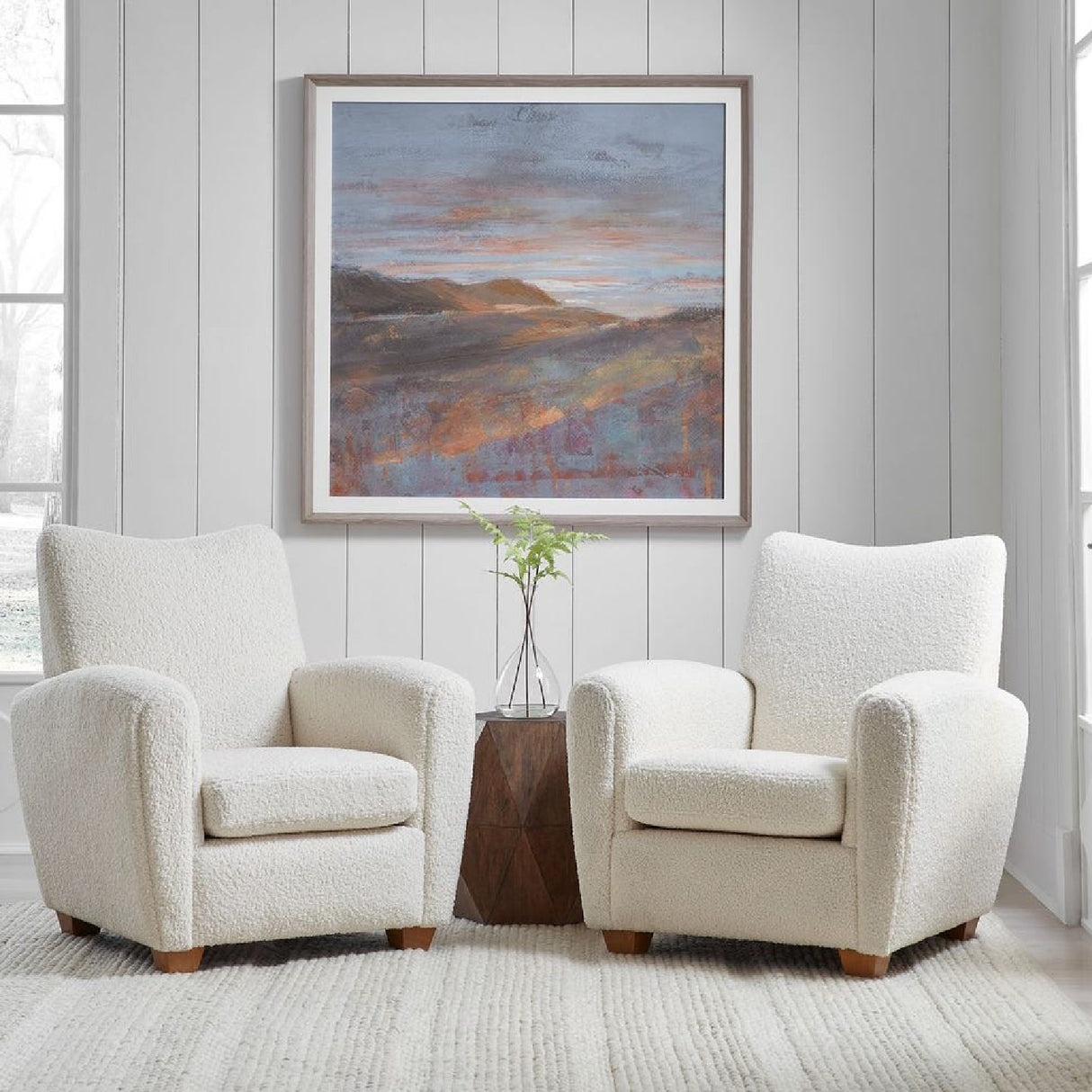   Shearling-Inspired Accent Chair | Oroa.com