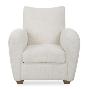   Shearling-Inspired Accent Chair | Oroa.com