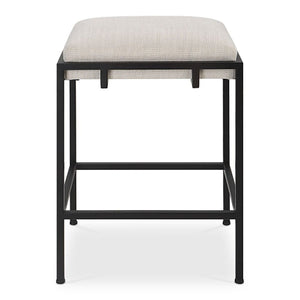   Modern European furniture - White Fabric Seat Counter Stool - www.oroa.com | Oroa.com
