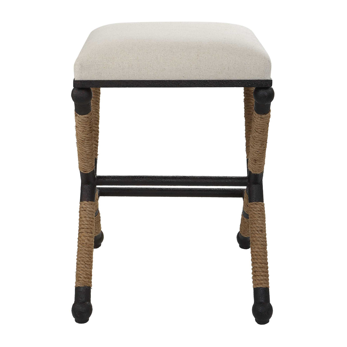   Modern European furniture - Cream Cotton Counter Stool - www.oroa.com | Oroa.com