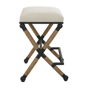   Modern European furniture - Cream Cotton Counter Stool - www.oroa.com | Oroa.com