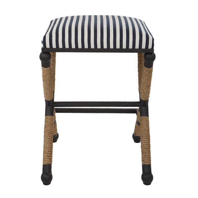 Modern European furniture - Sailor Striped Counter Stool - www.oroa.com