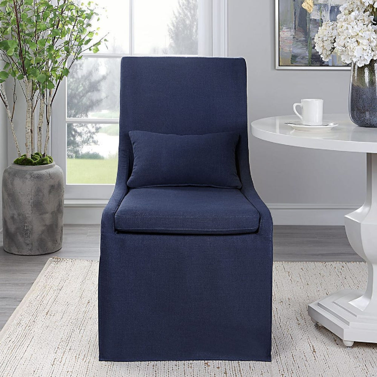   Slipcovered Accent Chair | Oroa.com