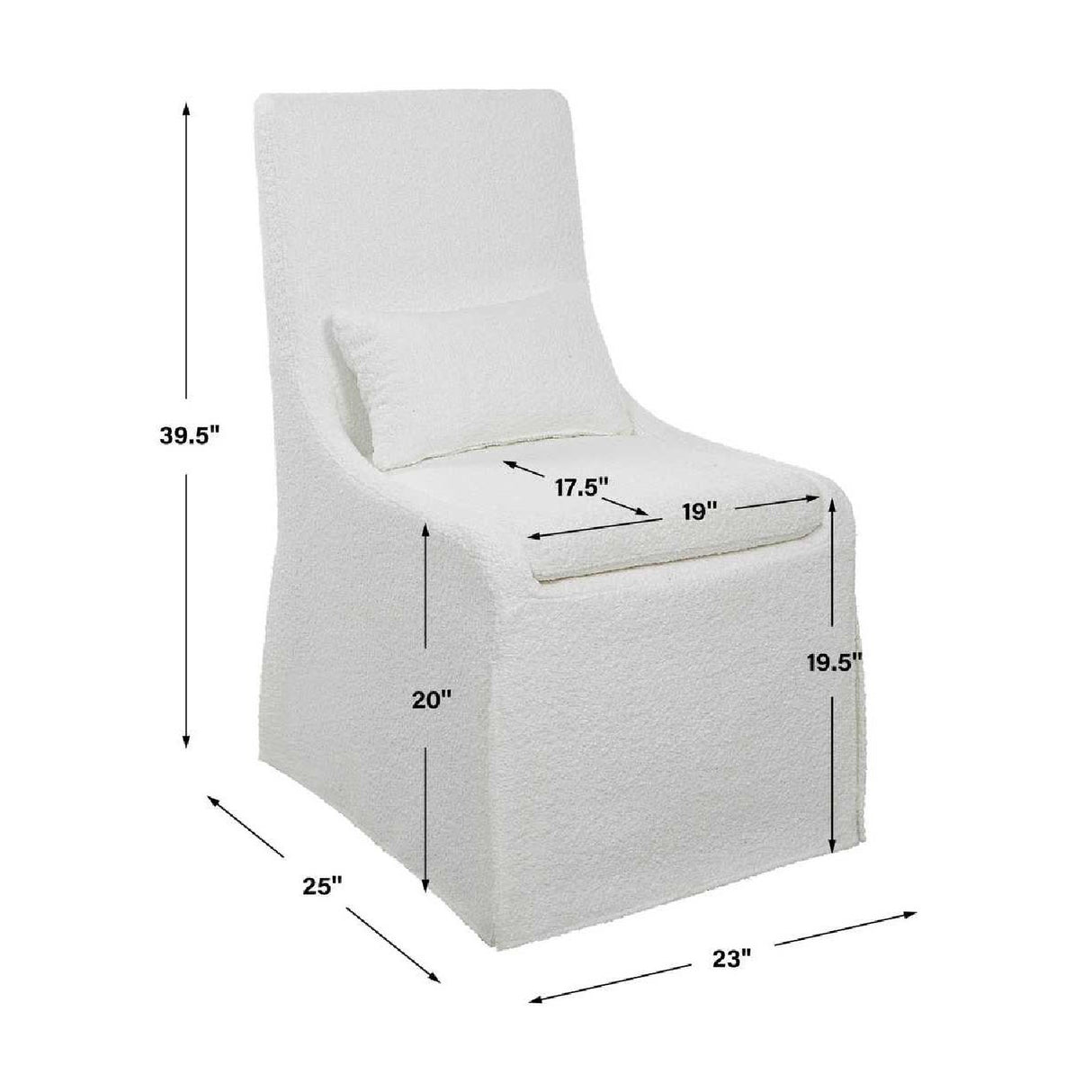   Slipcovered Accent Chair | Oroa.com