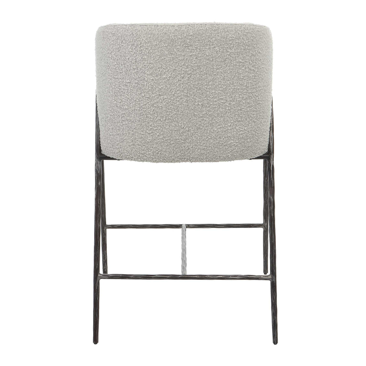   Modern European furniture - Barrel-Back Boucle Counter Stool - www.oroa.com | Oroa.com