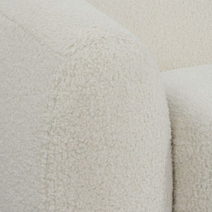   Modern European furniture - White Shearling Curved Sofa - www.oroa.com | Oroa.com
