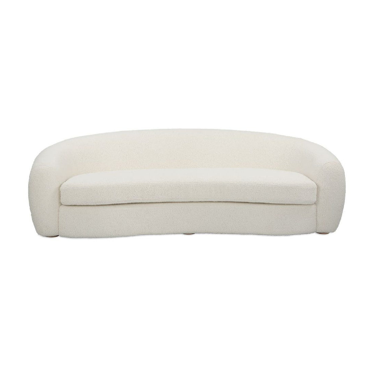   Modern European furniture - White Shearling Curved Sofa - www.oroa.com | Oroa.com