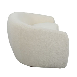   Modern European furniture - White Shearling Curved Sofa - www.oroa.com | Oroa.com