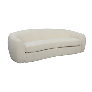   Modern European furniture - White Shearling Curved Sofa - www.oroa.com | Oroa.com