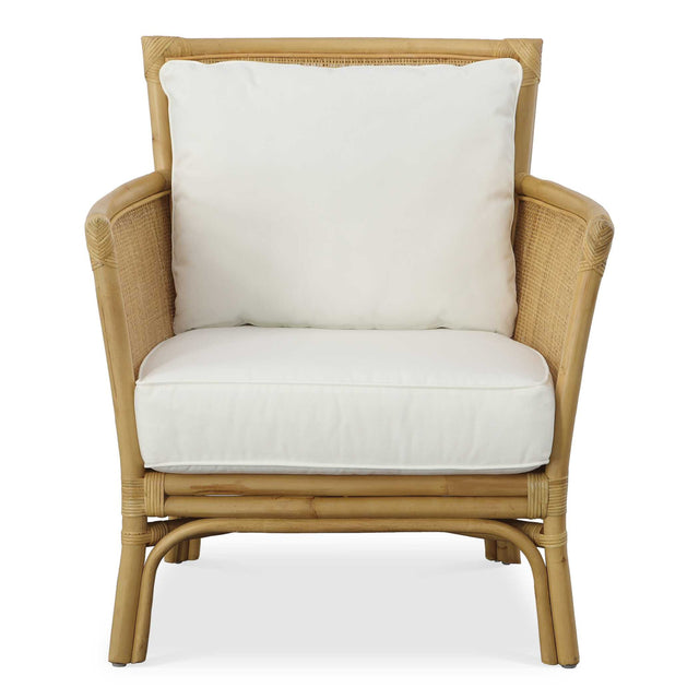 Modern European furniture - Cushioned Rattan Accent Chair - www.oroa.com