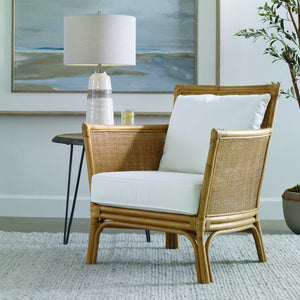   Modern European furniture - Cushioned Rattan Accent Chair - www.oroa.com | Oroa.com