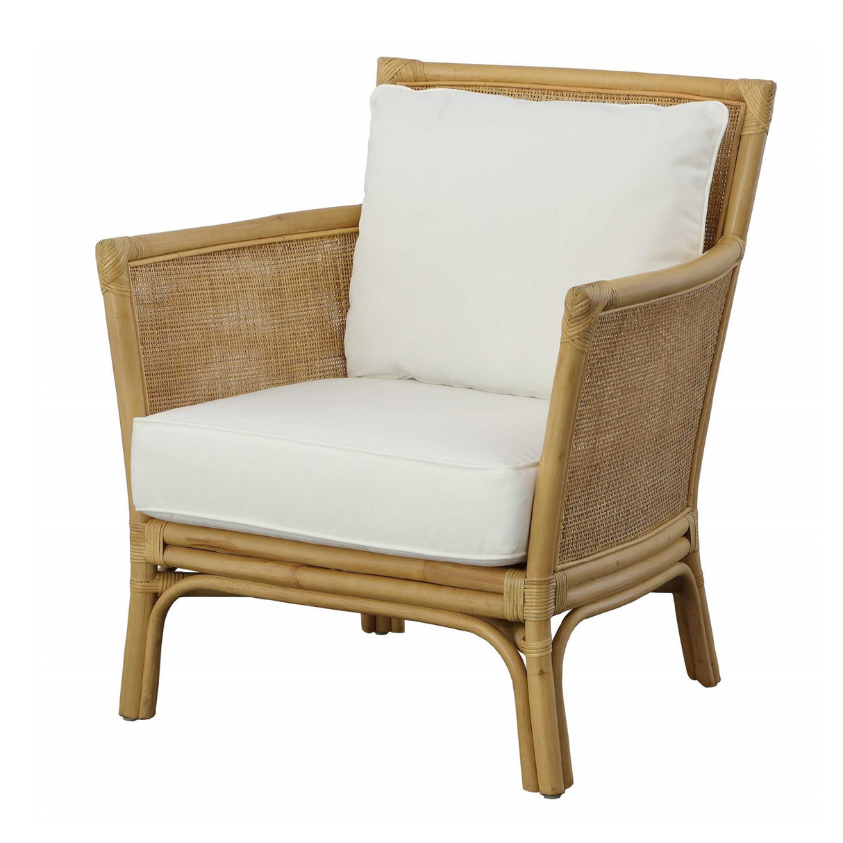   Modern European furniture - Cushioned Rattan Accent Chair - www.oroa.com | Oroa.com