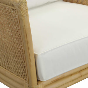   Modern European furniture - Cushioned Rattan Accent Chair - www.oroa.com | Oroa.com