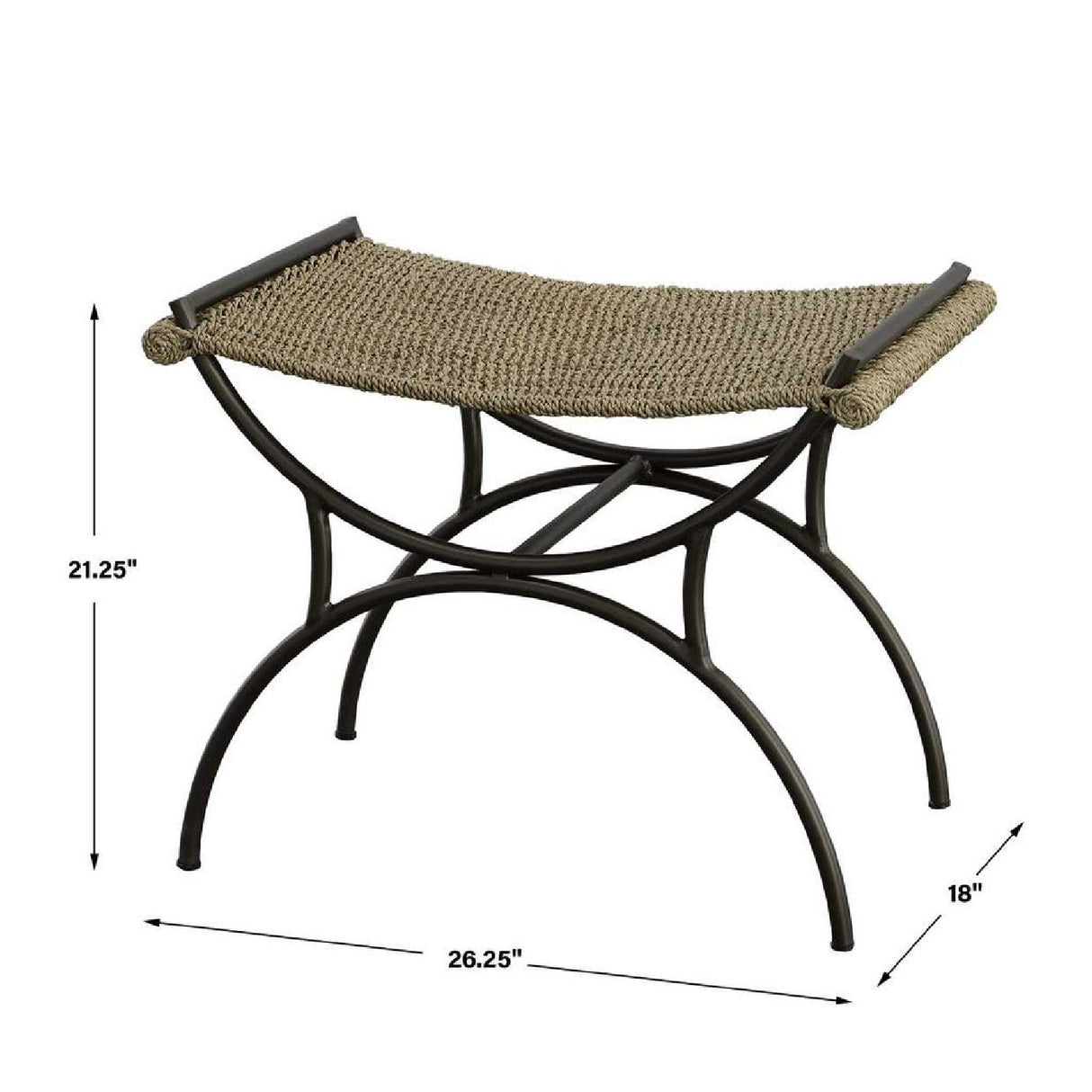   Modern European furniture - Woven Seagrass Bench S - www.oroa.com | Oroa.com
