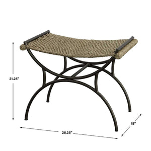   Modern European furniture - Woven Seagrass Bench S - www.oroa.com | Oroa.com