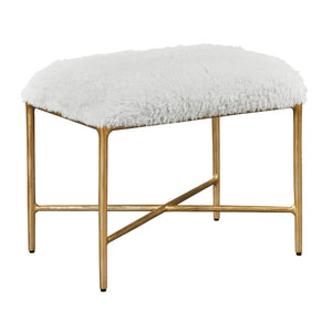   Cream Sheepskin Bench S | Oroa.com