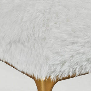   Cream Sheepskin Bench S | Oroa.com