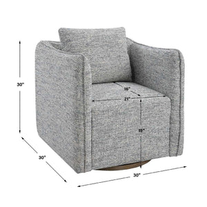   Flanged Edge Swivel Chair | Oroa.com