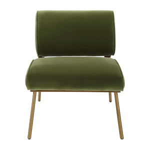   Green Velvet Accent Chair | Oroa.com