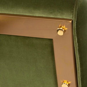   Green Velvet Accent Chair | Oroa.com