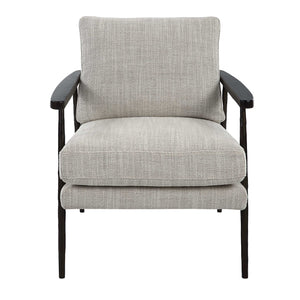   Neutral-Toned Fabric Accent Chair | Oroa.com